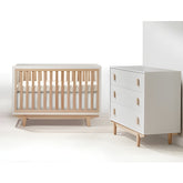 Tulip Tate Classic Convertible Crib & 3 Drawer Dresser Set - TU9501